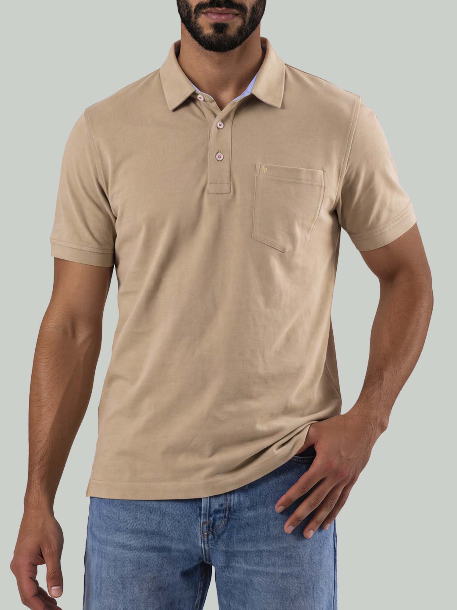 Camibuso para hombre con cuello tipo camisa en tela premium. Fresco, elegante y cómodo. Envíos en Colombia.